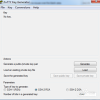 如何使用puttygen生成密钥