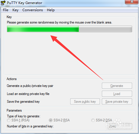 如何使用puttygen生成密钥？