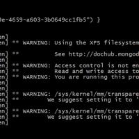 mongoDB禁用大内存页面transparent_hugepage关闭的临时方案