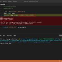python3断言(assert)的简单使用介绍